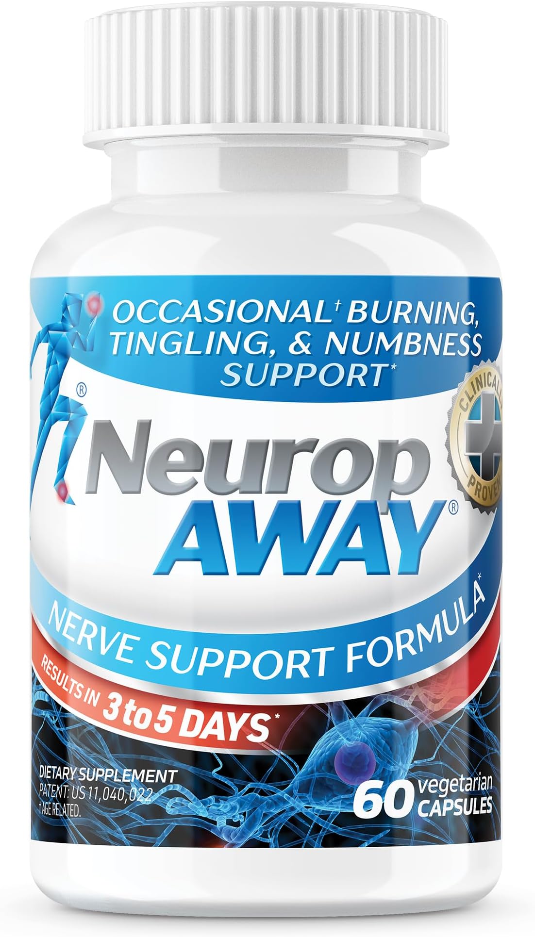 Nerve Support Formula 60 Daily Capsules.