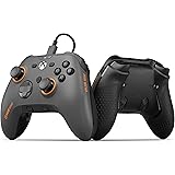 SCUF VALOR PRO Wired Performance Xbox Controller – Customizable Back Paddles, Instant Triggers, Hall Effect Thumbsticks, Audio Controls, Xbox Series X|S, Xbox One, Windows PC – Steel Gray