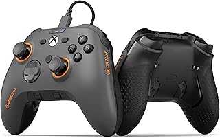 SCUF VALOR PRO 有線パフォーマンスXboxコントローラー – カスタマイズ可能なバックパドル、インスタントトリガー、ホール効果サムスティック、オーディオコントロール、XboxシリーズX|S、Xbox One、Windows PC – スチールグレー