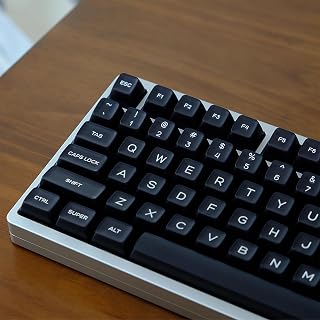142 Tasten SA Profil PBT Doubleshot Schwarz Tastenkappen Translucent Keycap