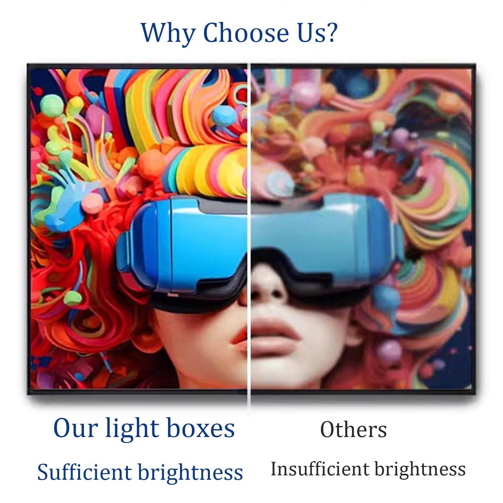 Cartel de caja de luz LED ultrafina para montar en la pared, marco de exhibición publicitario iluminado para restaurante, tablero de menú vertical, 50 x 80 cm