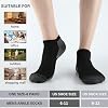 COOPLUS Paquete de 12 Calcetines Tobilleros Acolchados para Hombre, de Corte Bajo, Transpirables, Casuales (Talla de Zapato 6-11) 3