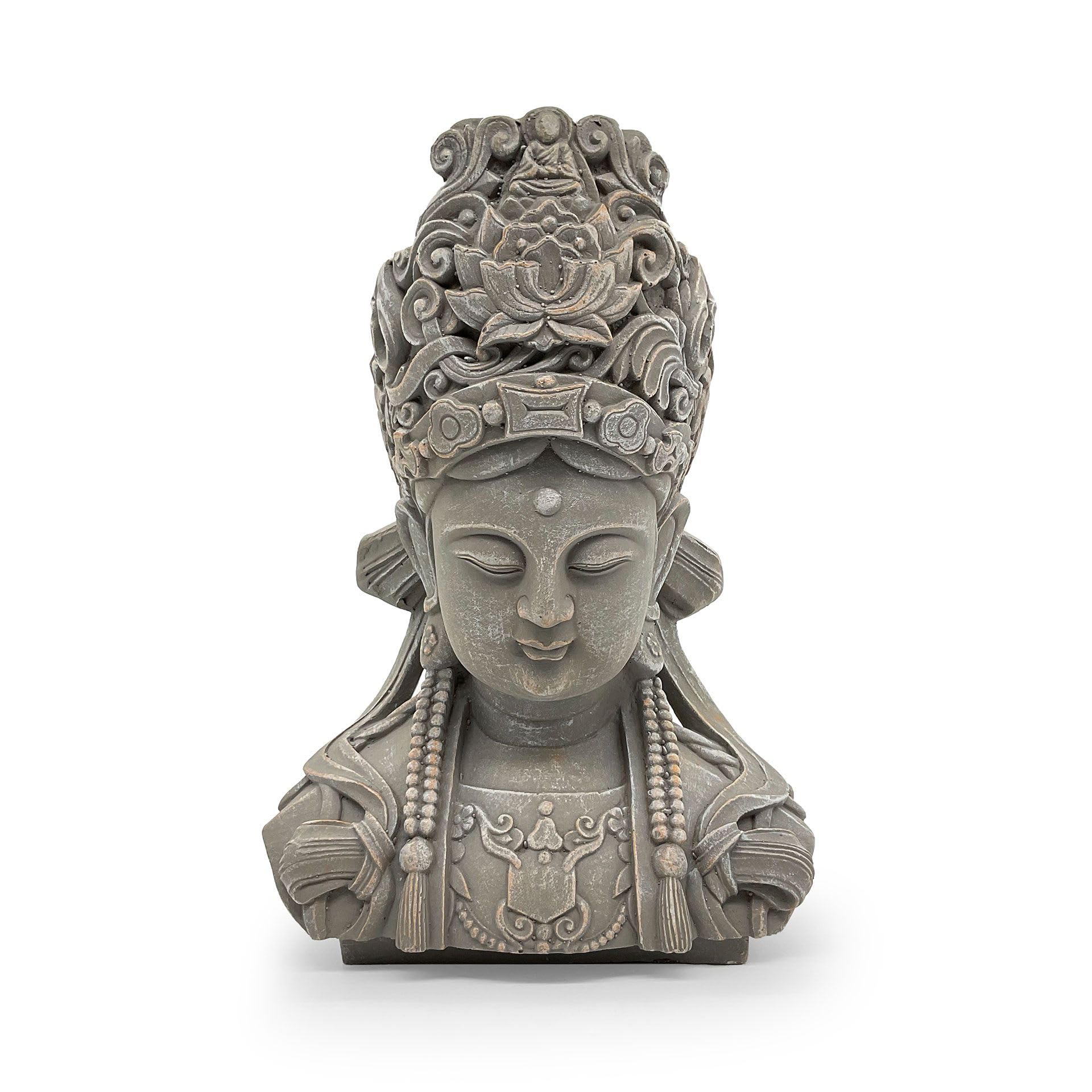 K&L Wall Art Feng Shui - Statuetta decorativa per davanzale della finestra, effetto pietra, 34 x 21 x 44 cm