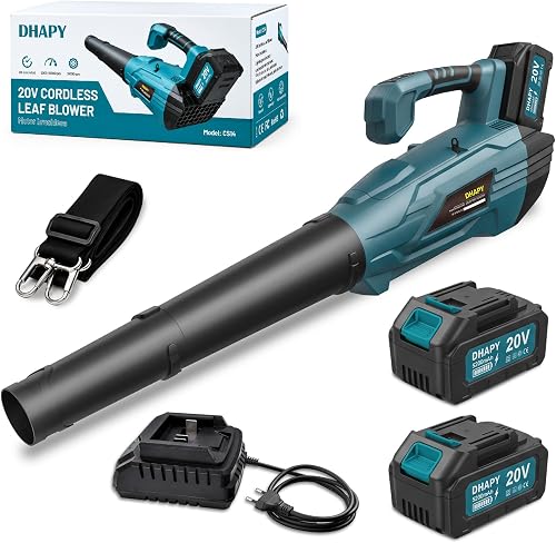 Souffleur de Feuilles sans Fil 830 m³/h Dhapy