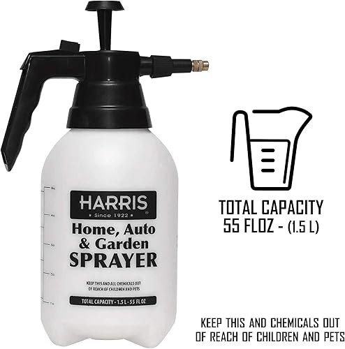 Miniatura 5 de HARRIS Pulverizador de presión de bomba manual continua para el hogar, césped, jardín, detalles de automóviles y más, 1.5L