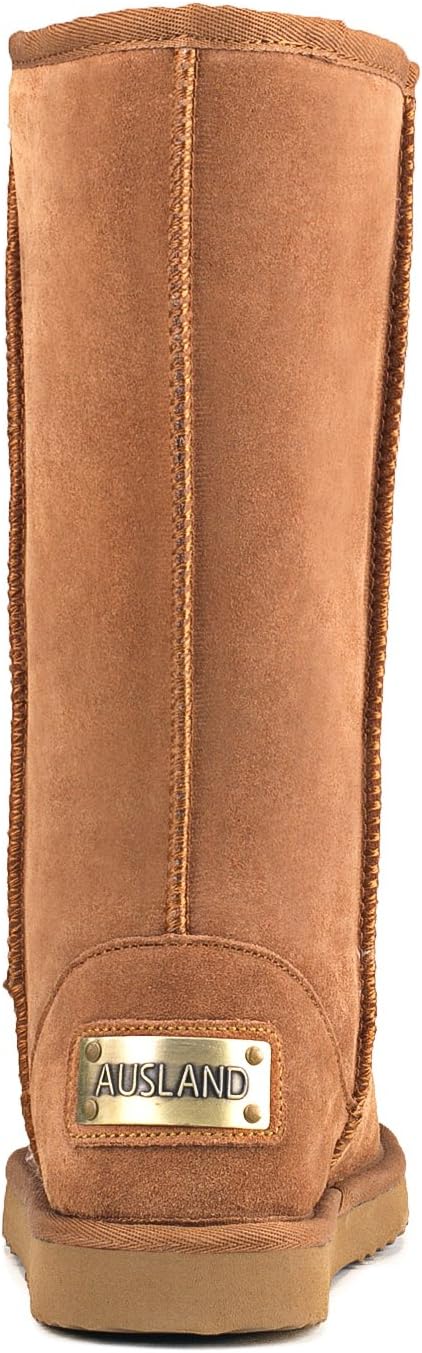 AUSLAND Genuine Suede Women's Classic Snow Boots Waterproof Winter Boot - Image 3
