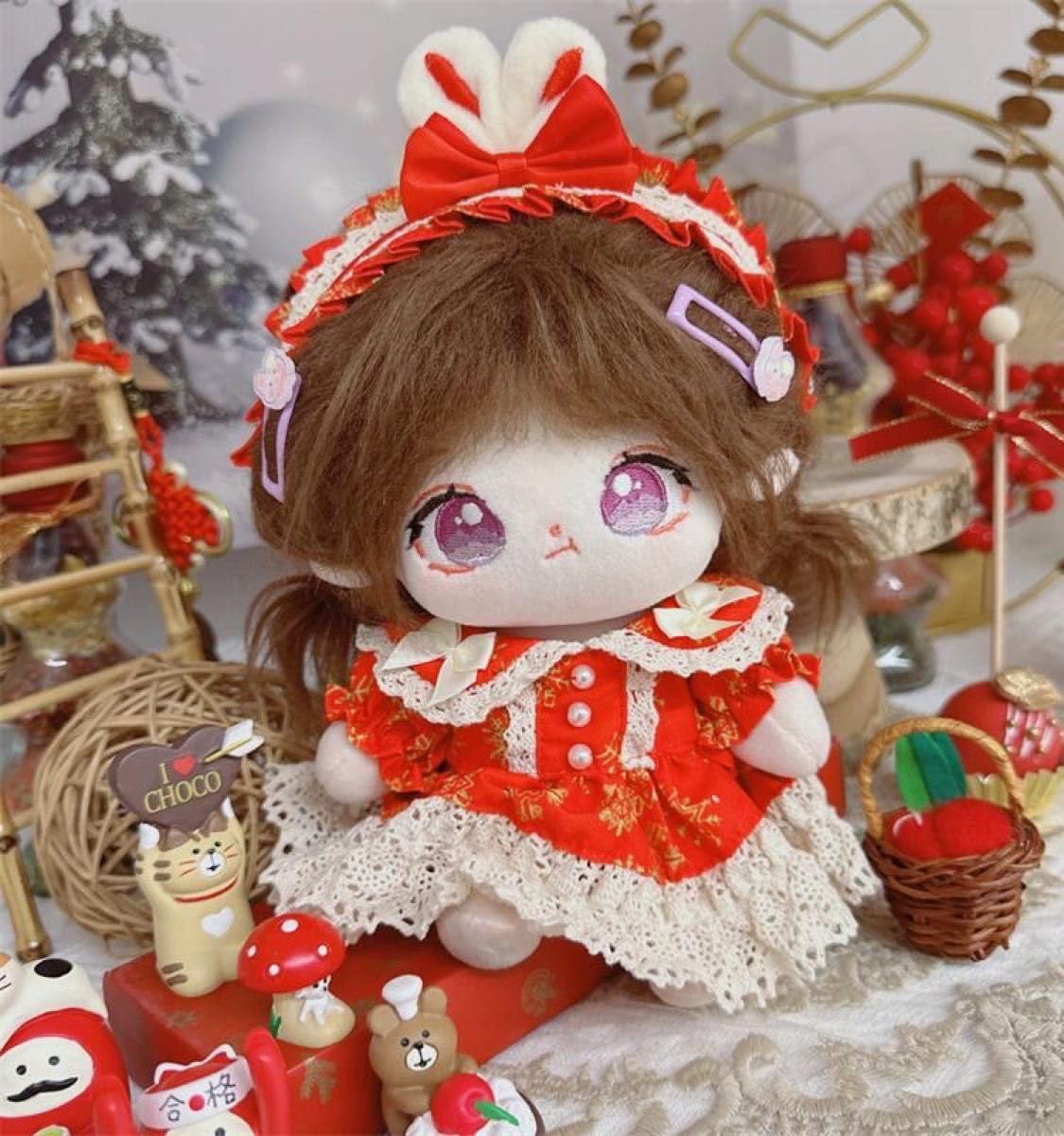 Amazon.co.jp: ぬい服 20cmぬいぐるみ用服 着せ替え 着ぐるみ 無属性 
