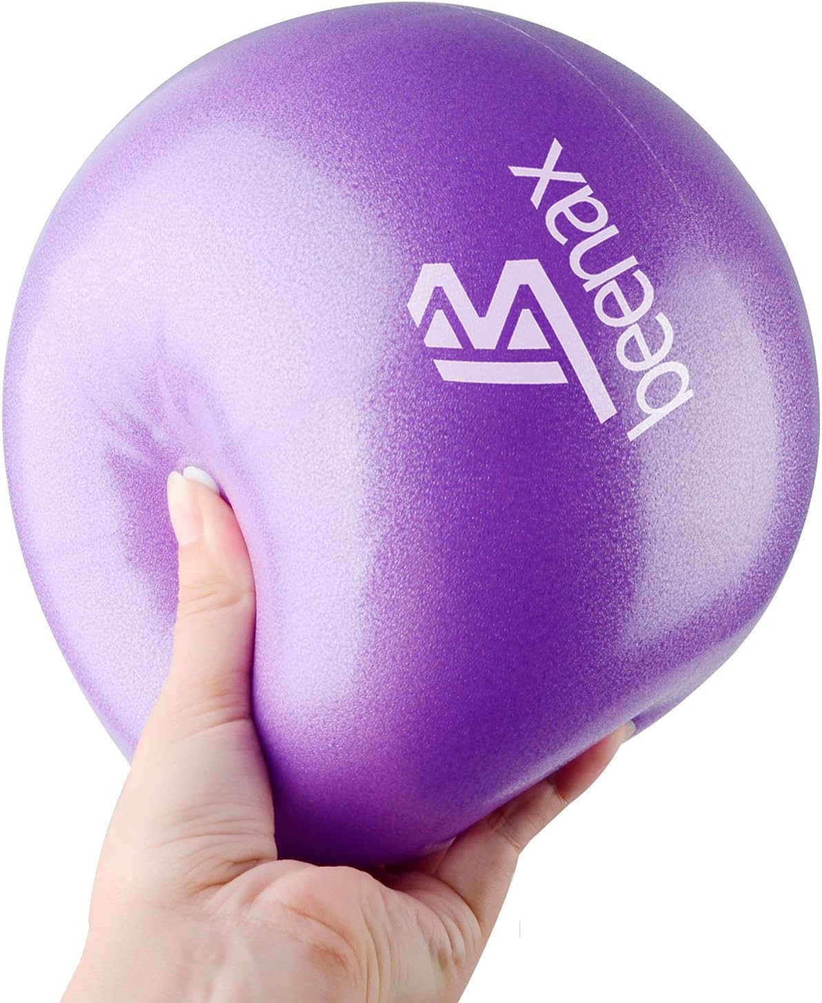 beenax 23cm Soft Pilates Ball - 9 Inch Exercise Ball, Mini Barre Ball, Gym Ball - Perfect for Yoga, Pilates, Core Training, Physical Therapy and Balance (Home & Gym & Office)
