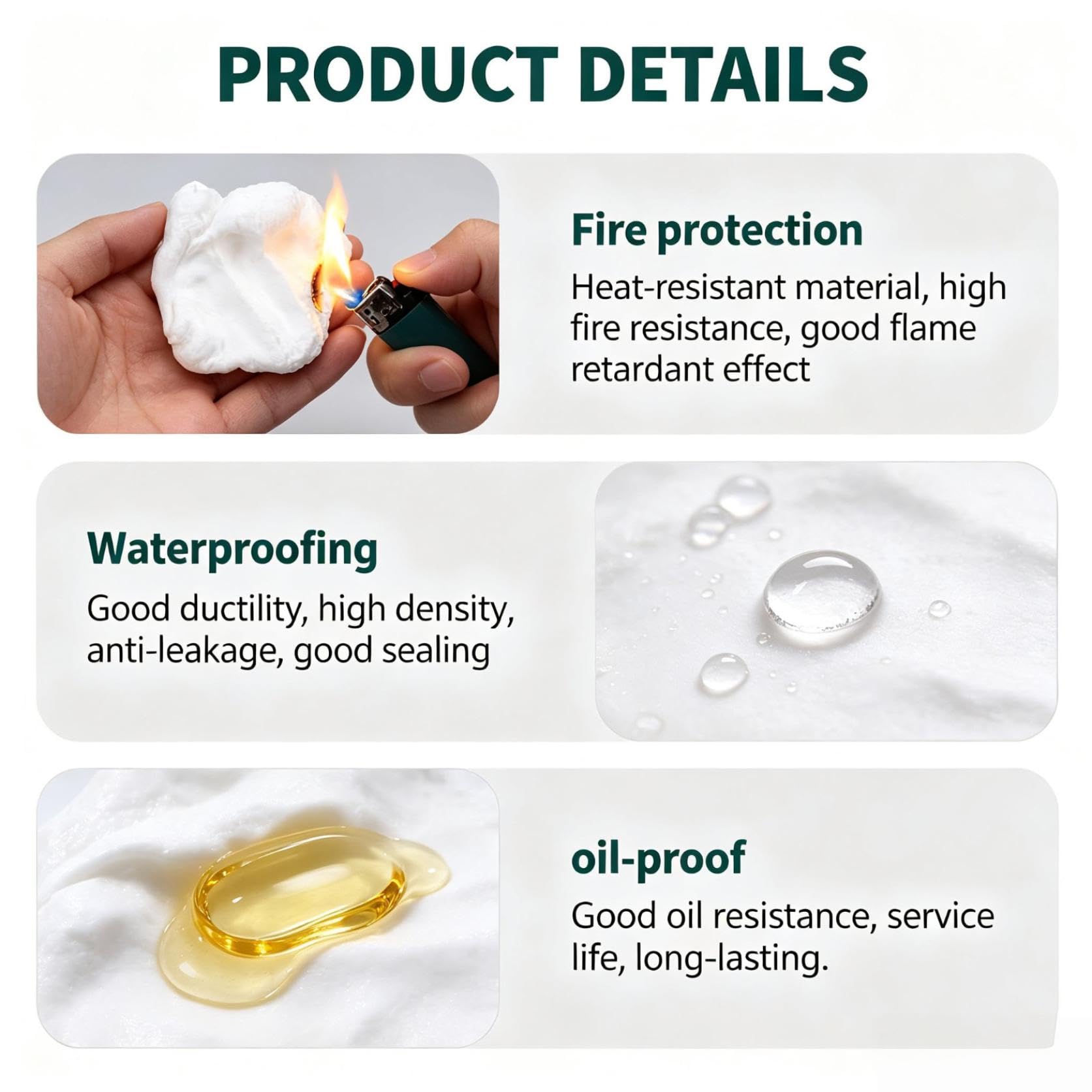 Sopami Sealant Clay,Sopami Argile De Réparation,Mastic D'étanchéité Imperméable,Mastic De Rebouchage Pour Fissures De Ciment,Enduit De Réparation Rapide Pour Raccords De Canalisations,Trous Muraux，15