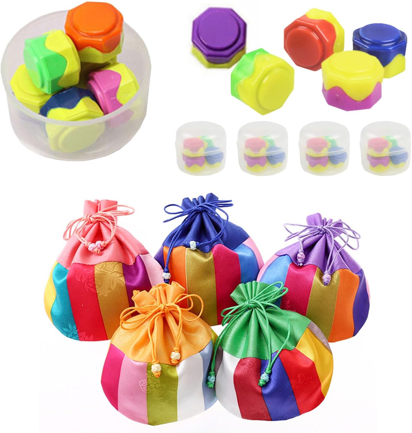 Juego Tradicional Coreano Gonggi Juego con Piedras