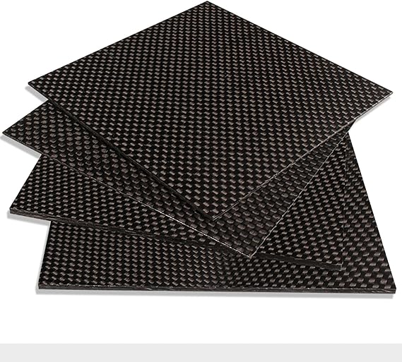 COYOUCO Carbon Fiber Sheet 100% 3K Carbon Fiber Laminate Plate Twill Weave Matt Surface Panel Sheet 10Mm-20Mm Thickness,400X500mm,15mm