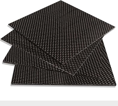 COYOUCO Carbon Fiber Sheet 100% 3K Carbon Fiber Laminate Plate Twill Weave Matt Surface Panel Sheet 10Mm-20Mm Thickness,400X500mm,15mm