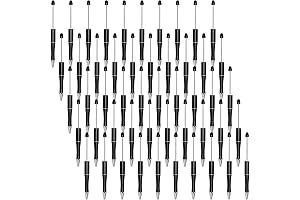 jiebor 50Pcs Black Beadable Pens