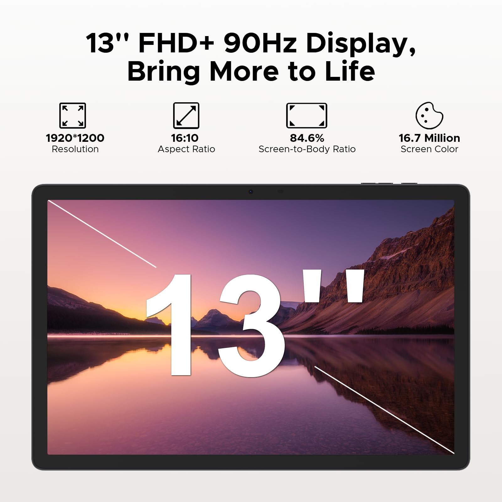 Amazon.com : DOOGEE Tab E3 Pro 13 inch Android Tablet,11000mAh