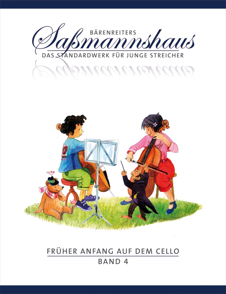 Früher Anfang auf dem Cello Band 3 + 4 | Eine Violoncelloschule für Kinder | Saßmannshaus | BA09693 + BA09694 | Bärenreiter Verlag | ISMN 9790006536566 + 9790006536573 | Soundman Kolophonium