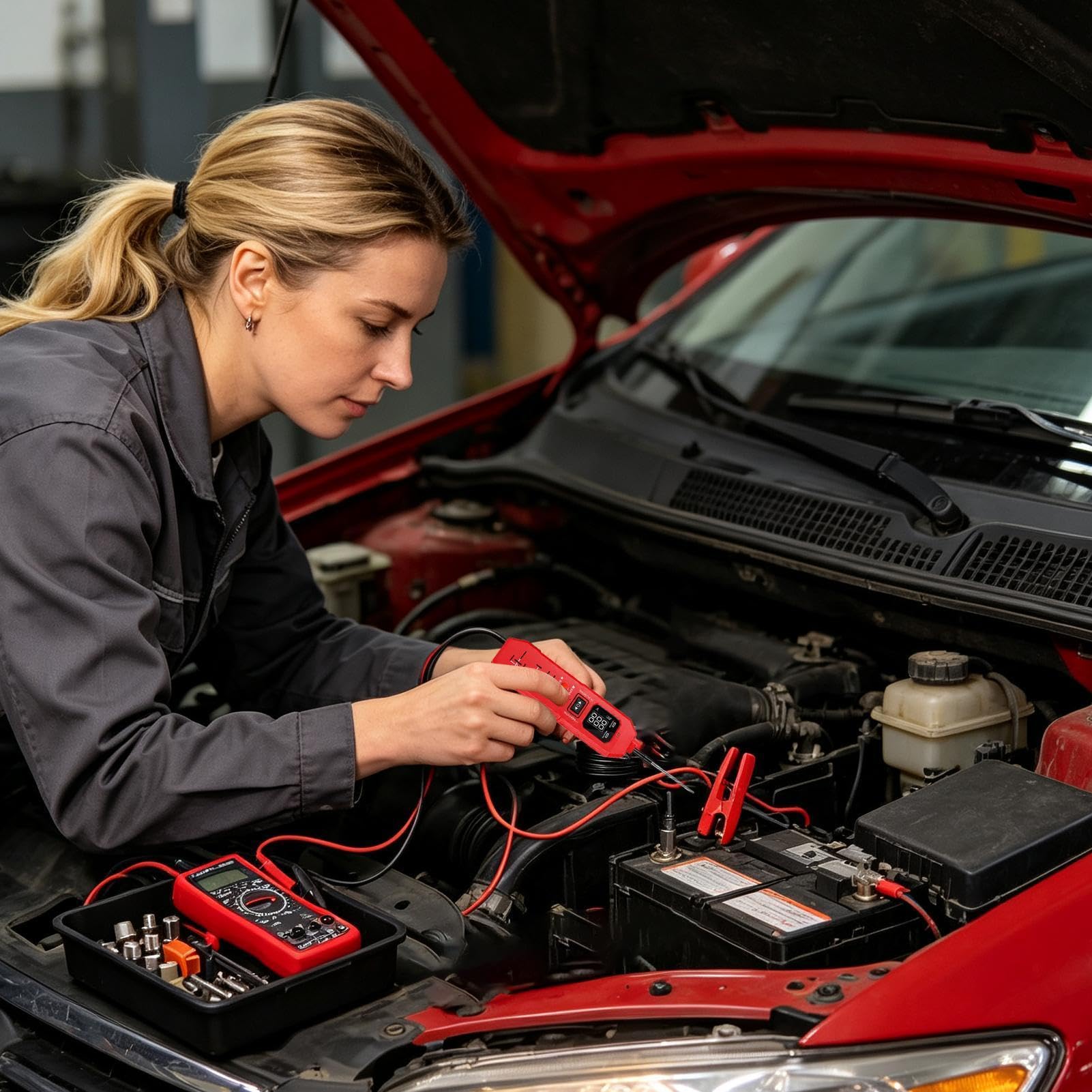 Probador de Circuitos de Relés Equipo de Diagnóstico Preciso 12V y 24V