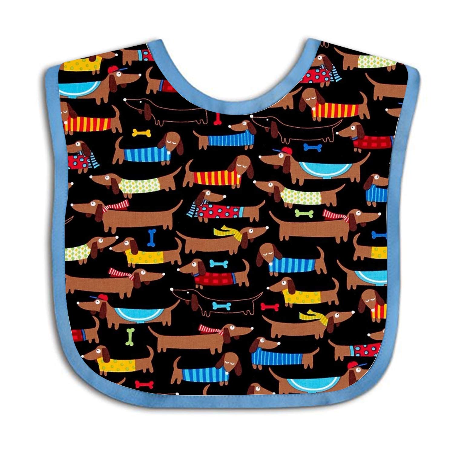 Funny Dachshunds Baby Bibs Unisex,Cute Baby Gift for Boys & Girls