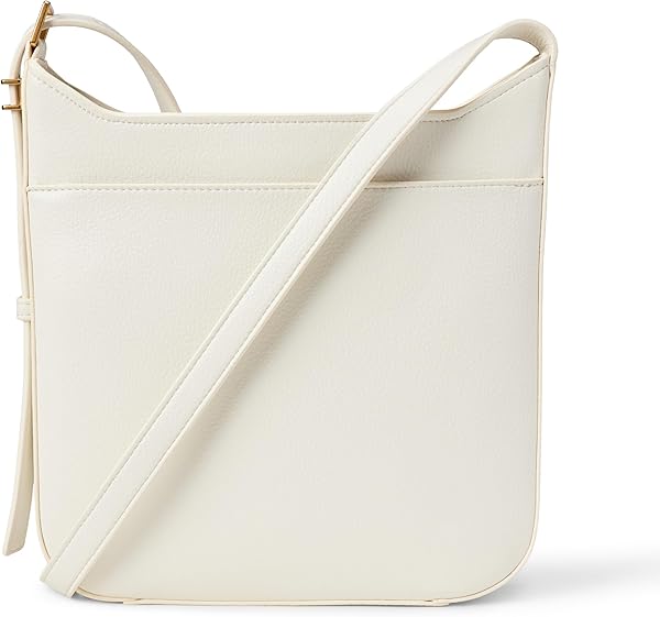 Amazon Essentials Women's Faux Leather Slim Crossbody Bag