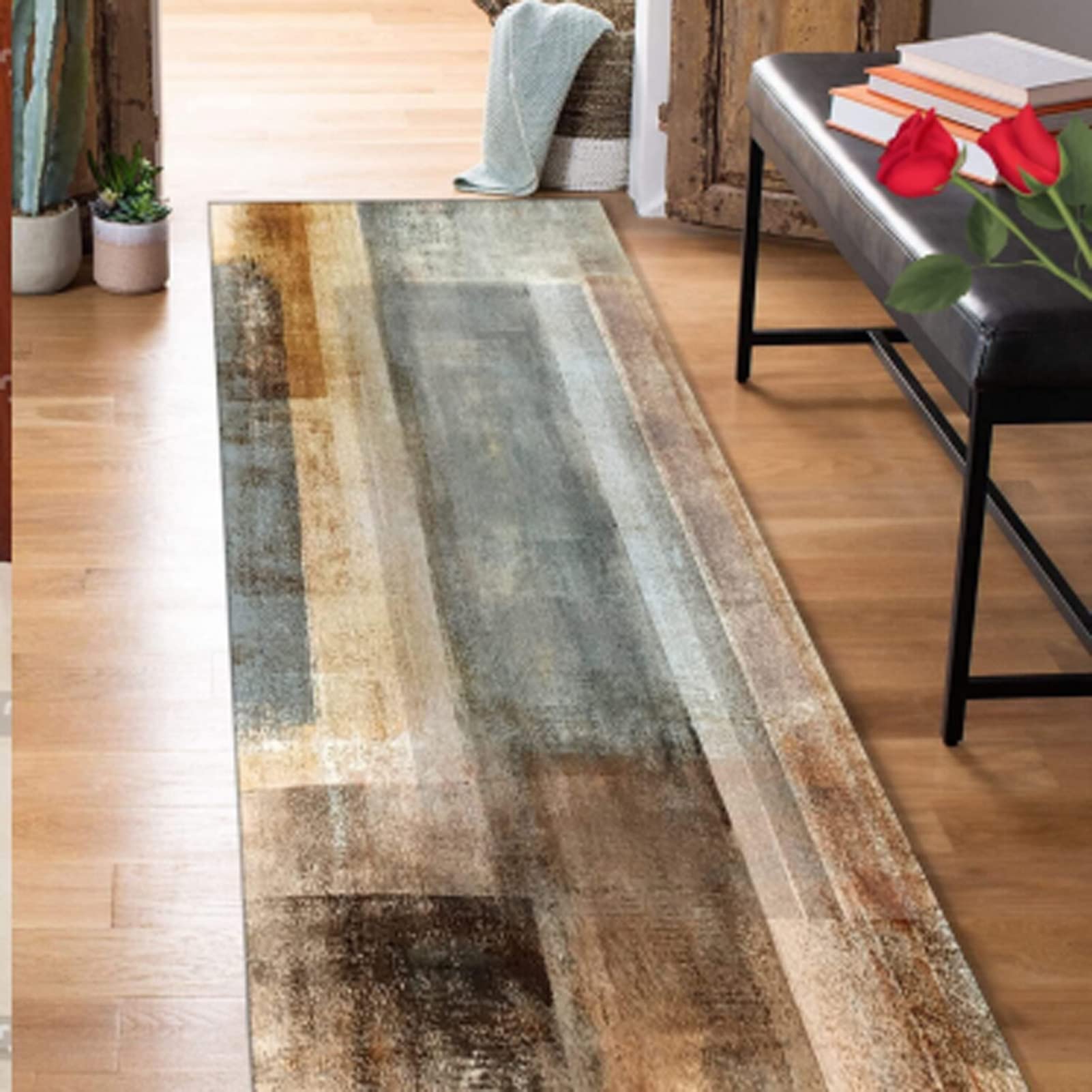 Moquette de salon lavable et grand tapis d'intérieur en velours cristal