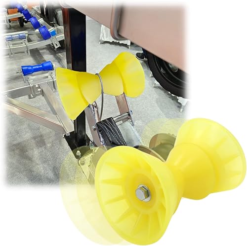 Miniatura 2 de Último 4" X 7" Ancho Total Remolque de Barco Rodillo Arco Parada de Arco Poliuretano 1/2" Agu