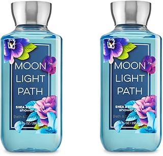 Bath and Body Works Shea Enriched Shower Gel New Improved Formula 10 Oz. (Moonlight Path) (Pack of 2)