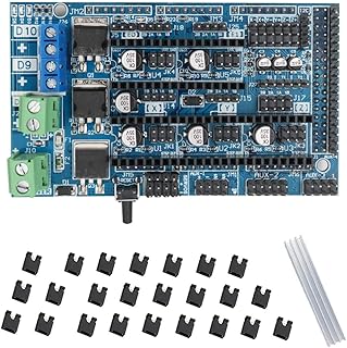 POFET Ramps 1.6 3D-Drucker-Mainboard, 3D-Drucker-Upgrade-Panel-Board, Erweiterungsplatine für CNC-Maschine