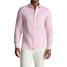 UNTUCKit Long Sleeve Wrinkle Resistant Linen Shirt for Men