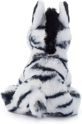 Miniatura 4 de The Petting Zoo Peluche de cebra, regalos para niños, animales del zoológico Wild Onez Babiez, juguete de peluche de cebra de 6 pulgadas