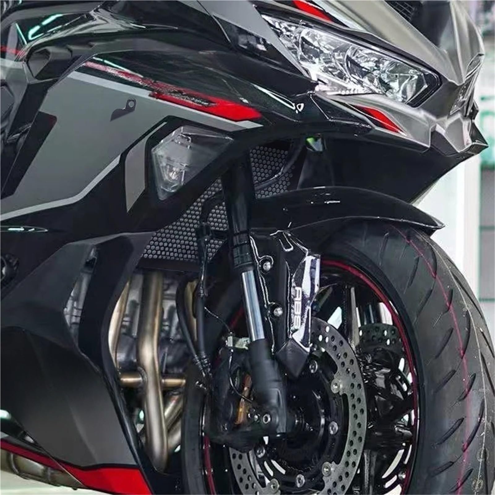 Osłona ochronna osłony chłodnicy Pasuje Do Ka&wasaki ZX4R ZX25R 2020-2025 Rdzeń Chłodnicy Motocykla Tarcza Osłona Na Maskownicę Ochrona