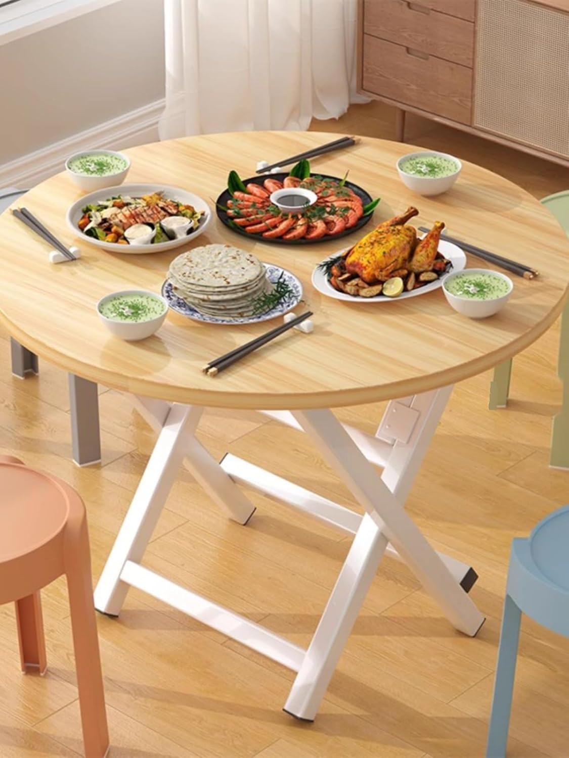 40'' 38'' 36'' 34'' 32'' 30'' 28'' 26'' 24'' 22'' 20'' 18'' 16'' 14'' Dia Round Dining Table Top, 1 Inch Thick Replacement Countertop Desk Slab Top for Leisure Patio Parties(Dia - 12''/30.5cm)