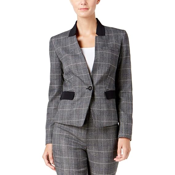 Buy Nine West Women's Plaid Jacket with 