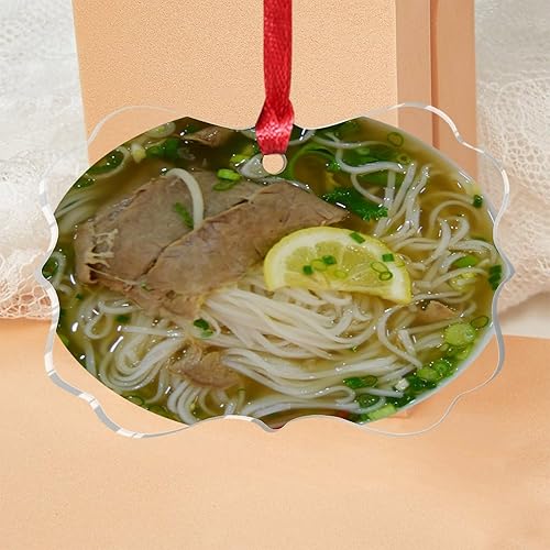 Vista 82 de Grill Master Meat Kebab Adorno de Navidad Fruta Hamburgo Patatas Fritas Cuadro Mariposa Árbol de Navidad Adorno Recuerdo Deliciosa Comida Sabrosa