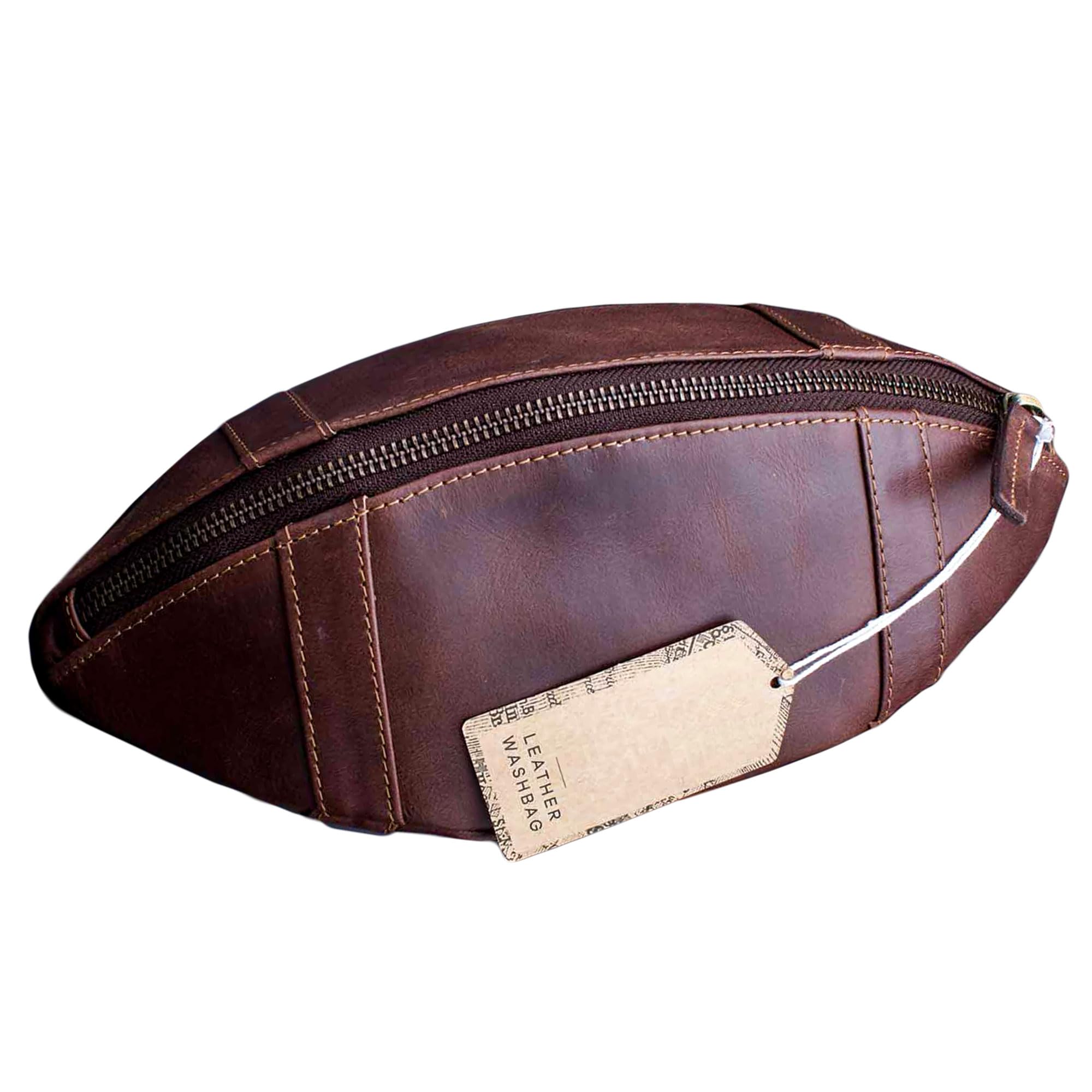 Monsterzeug American Football Kulturbeutel, Football Geschenke für Männer, Leder Kulturtasche, Kosmetiktasche, Waschtasche, Herren Necessaire, Toiletttasche, Reise Kulturtaschen, Waschbeutel, Tasche