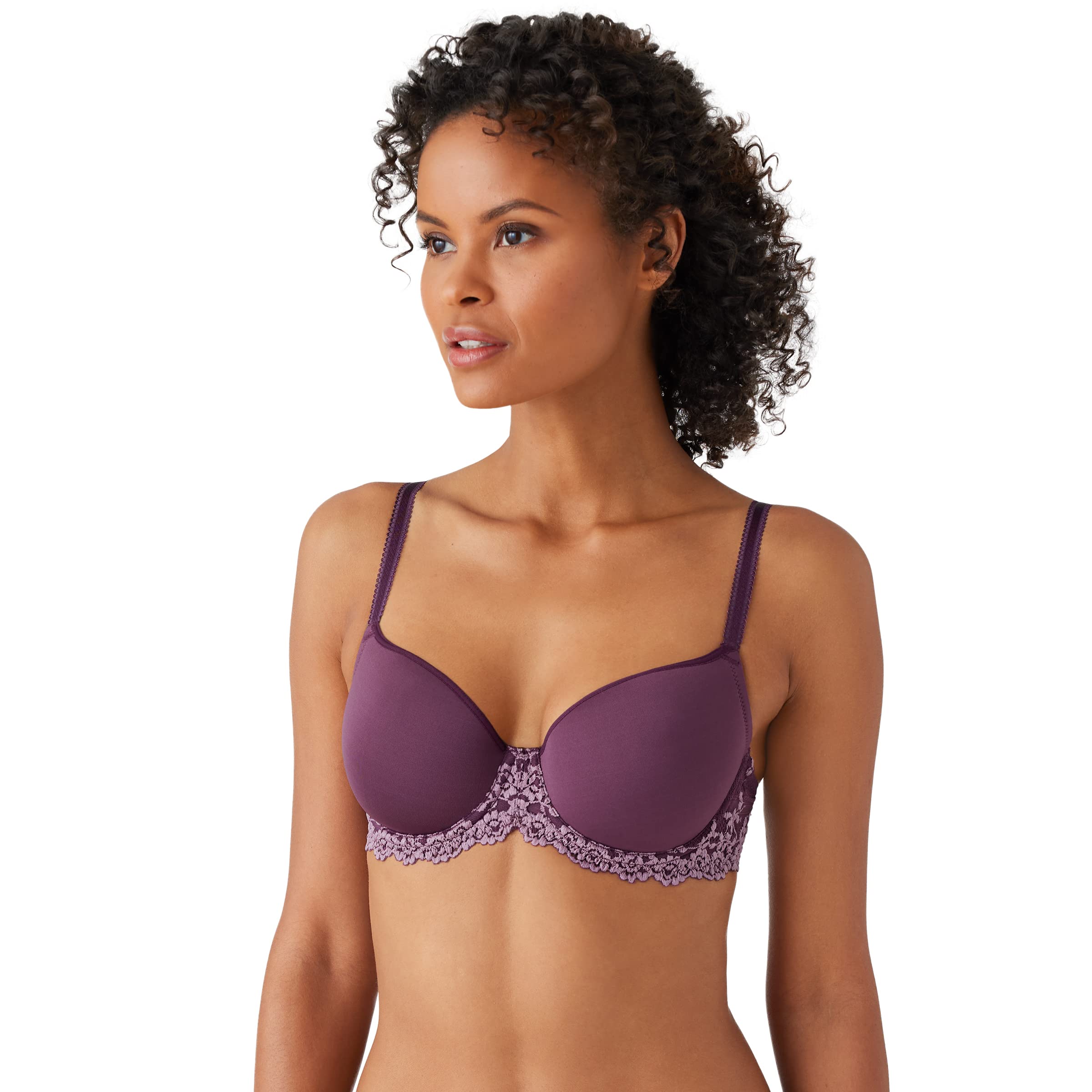 Wacoal Embrace Lace Contour Bra Italian Plum/Valerian Purple 36DD