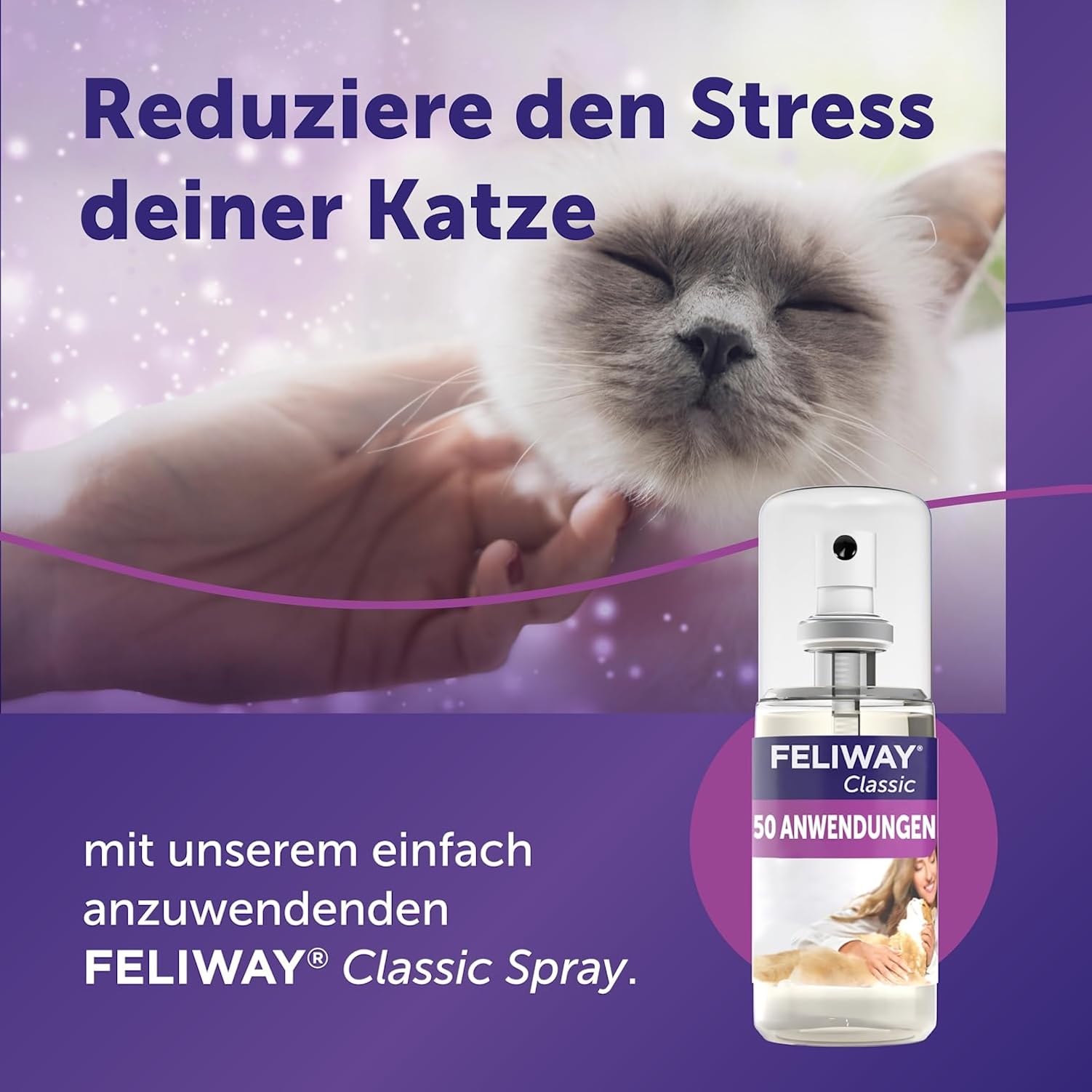 FELIWAY Classic | Pheromone für Katzen | Verdampfer für die Steckdose inkl. 48ml Flakon + 60ml Spray | gegen Stress, für mehr Harmonie | von Tierärzten empfohlen, klinisch getestet