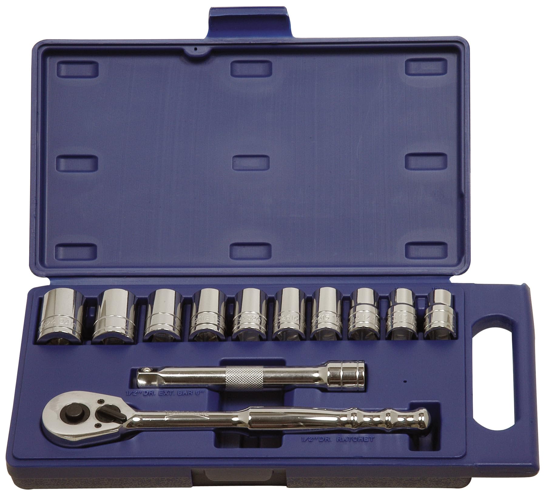 Williams 50669 1/2-Inch Drive Socket and Drive Tool Set, Metric