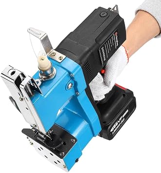 Wireless Portable Bag Closer Sewing Machine,Electric Bag Closing Sewing Machine,2500mah Battery Sealing Closing Packing Machine for Woven Snakeskin Bag Sack