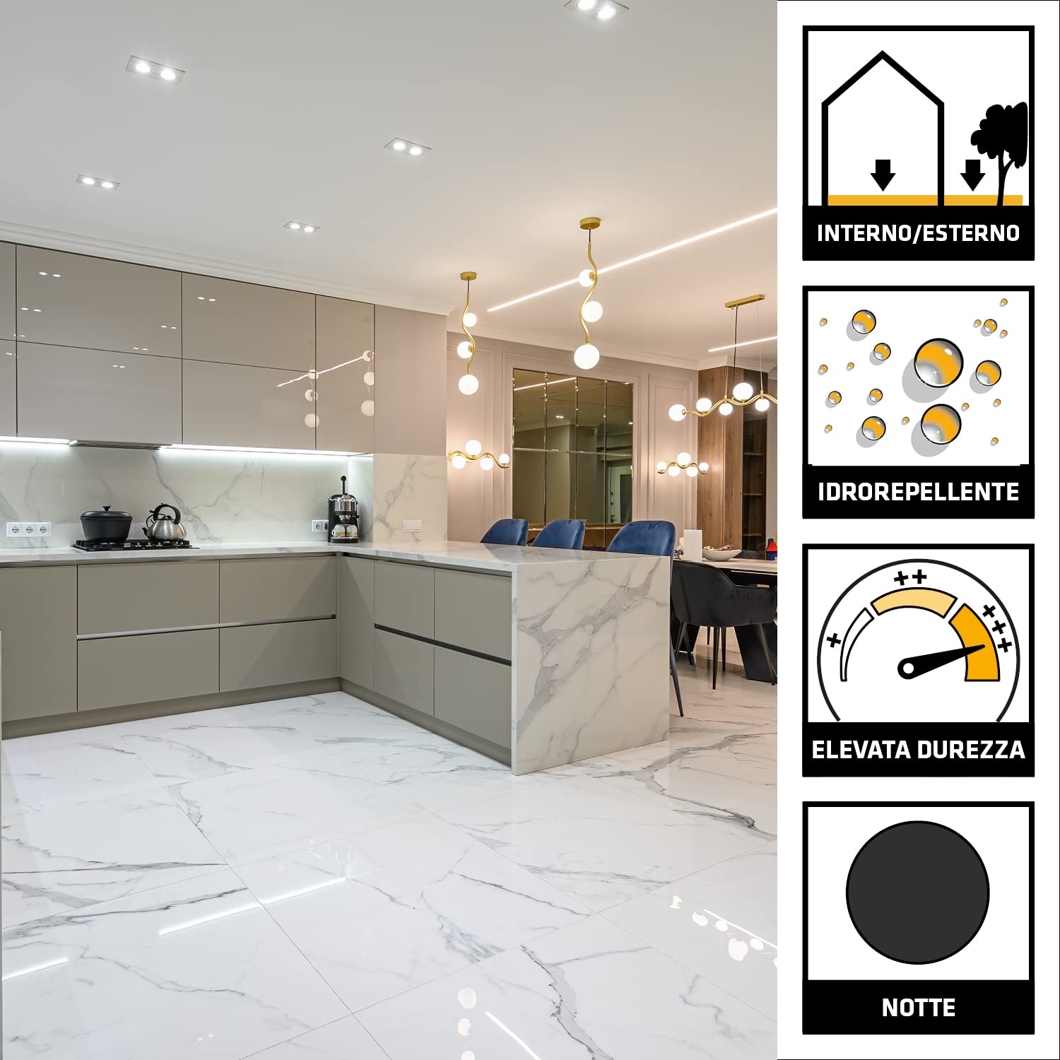SIKA - Stucco epossidico - SikaCeram EpoxyGrout - Notte - 5kg | Per aree industriali e di design - Resistente a sporco e detergenti aggressivi - Fughe durevoli e igieniche