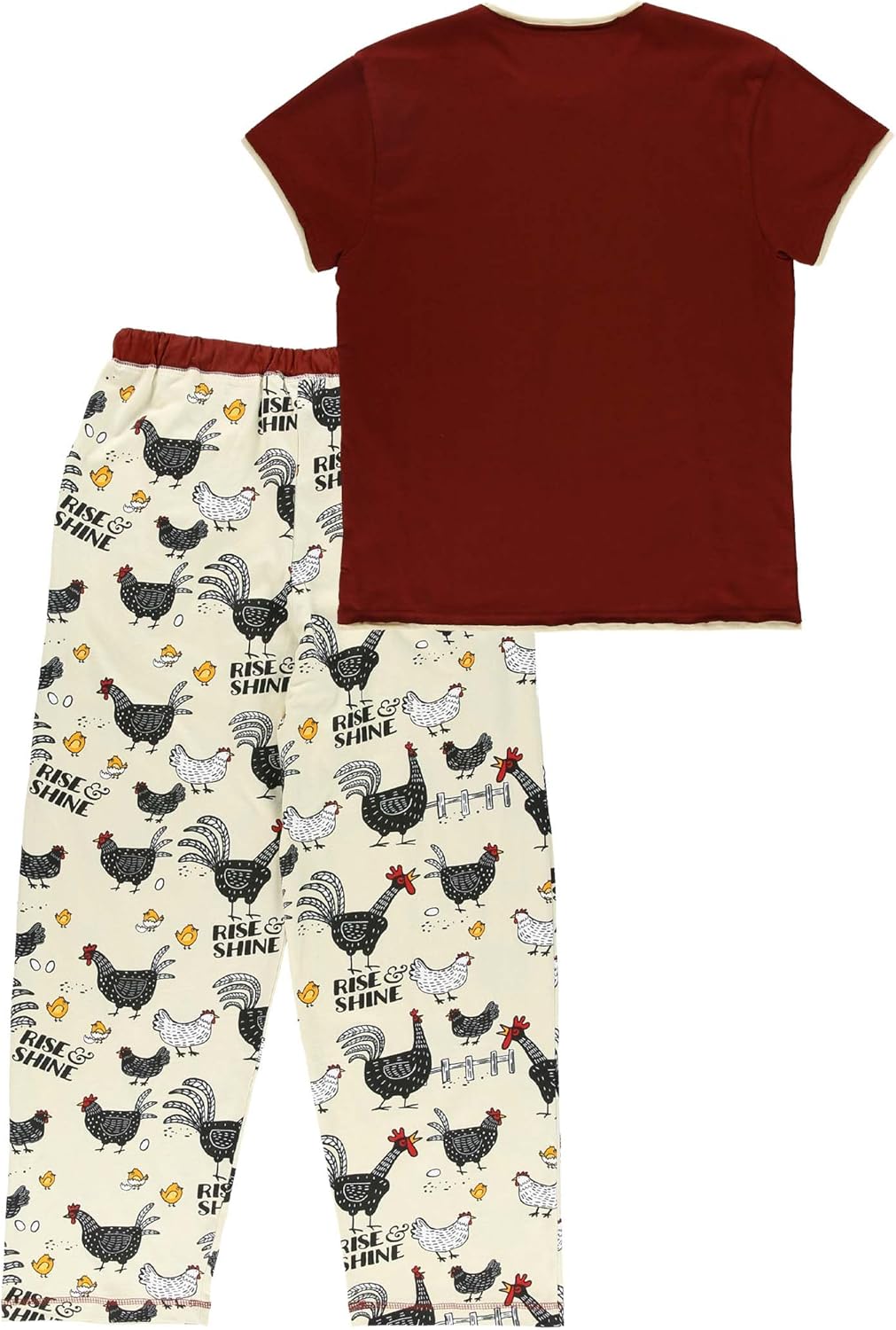 Lazy One Women's Pajama Set, Short Sleeves with Cute Prints, Relaxed Fit - Image 5