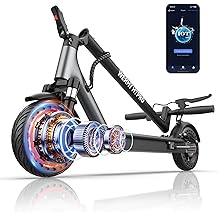 WERHY 10''/8.5'' Electric Scooter, 500/350W Powerful Motor, 22/19MPH Top Speed, 25/22/16 Miles Long Range, Folding E Scooter with Dual Braking for Teens and Adults