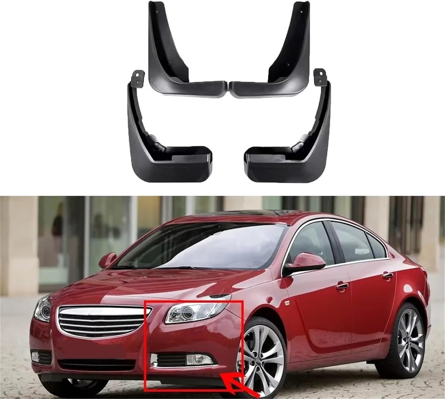 mudflaps for Opel for Insignia A Mk I G09 2009~2017 Mud Flaps Mudguards Splash Fender Guard Accessories(Before Facelift)