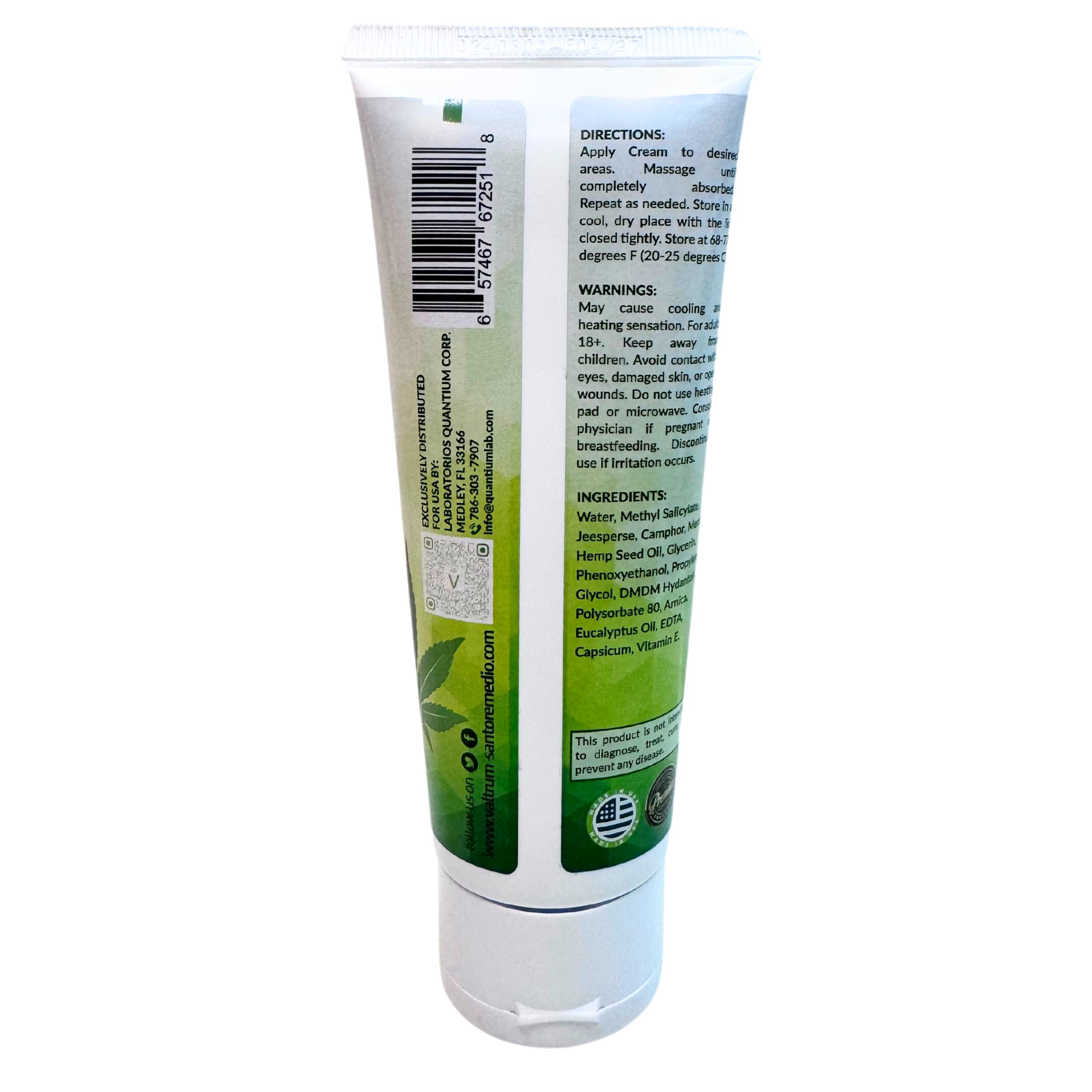 Santo Remedio® - with Hemp Seed Oil, Fast and Effective Relief. External use with Powerful Action, Whose Effects are perceived Within 40 Seconds of Being Used. — Amazon image 2