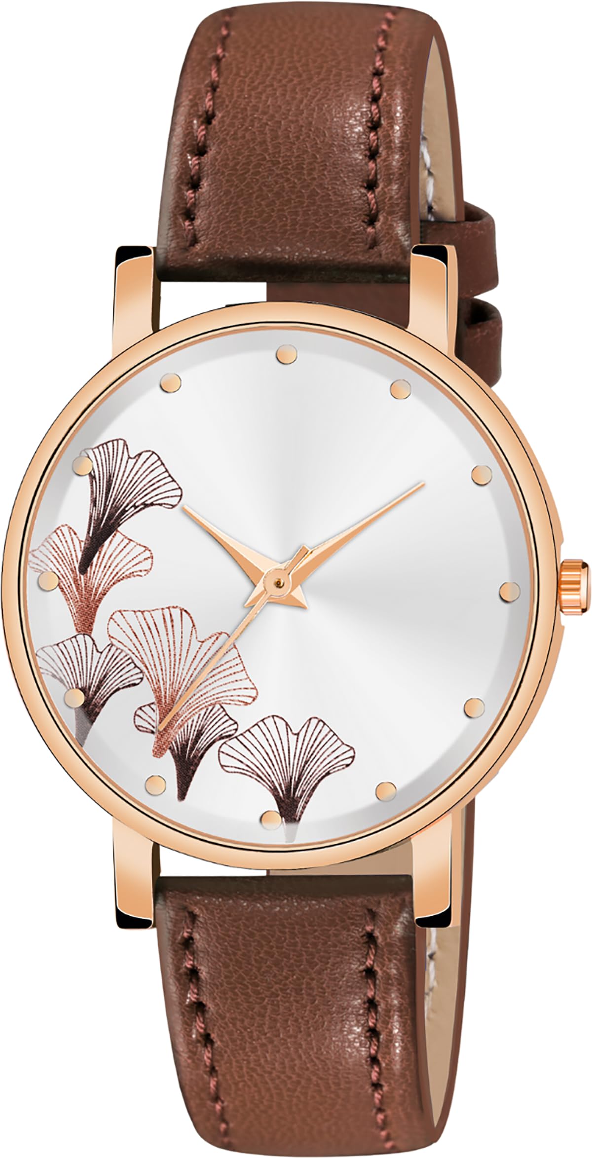PAPIO Brown Color Leather Belt Ladies and Girls Analog Watch for Women (OP-133 Brown) (B0CK9WKD2Y) Amazon Price History, Amazon Price Tracker