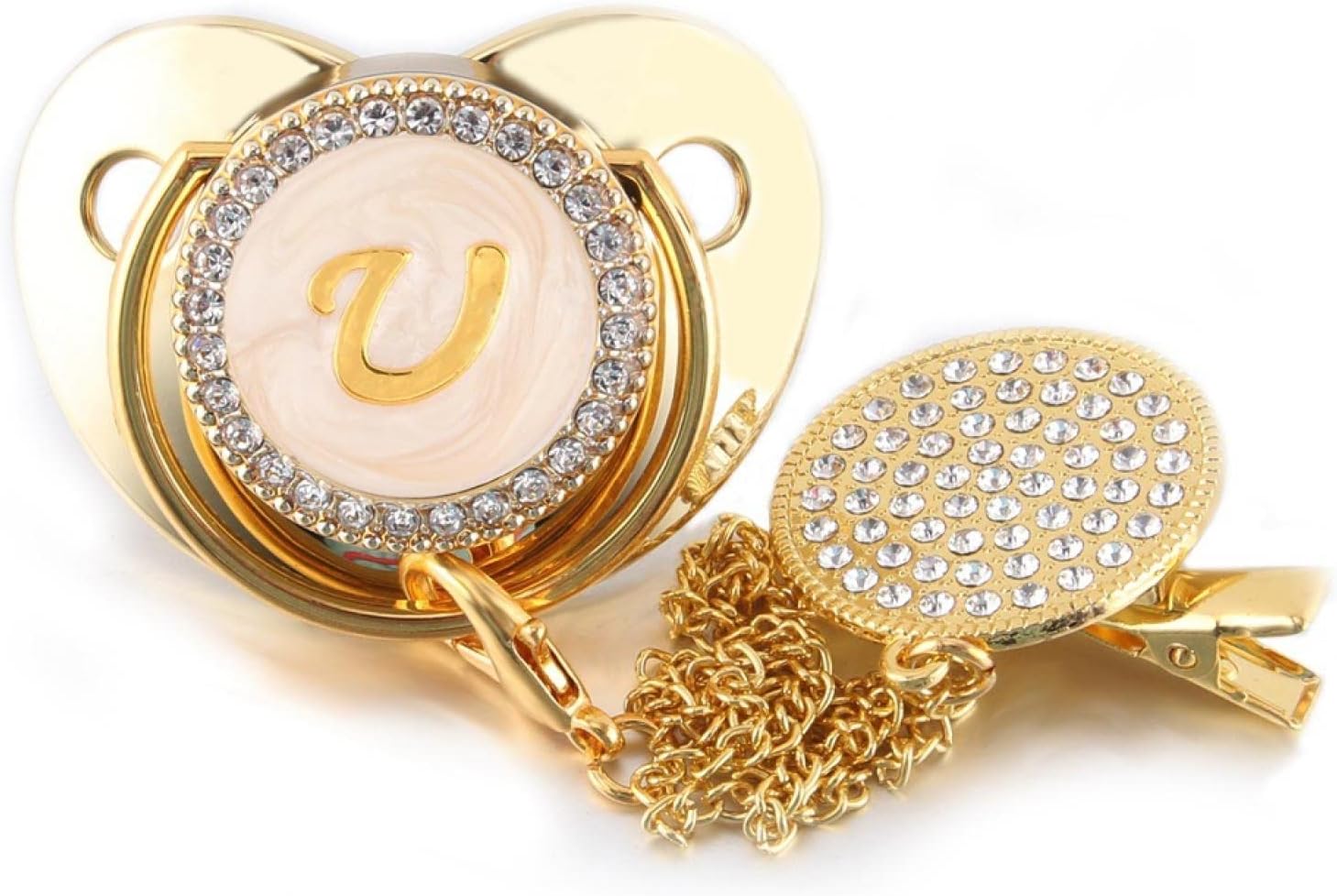 Gold Metal Word Baby Pacifier Diamond Belt Chain Nigeria Ubuy