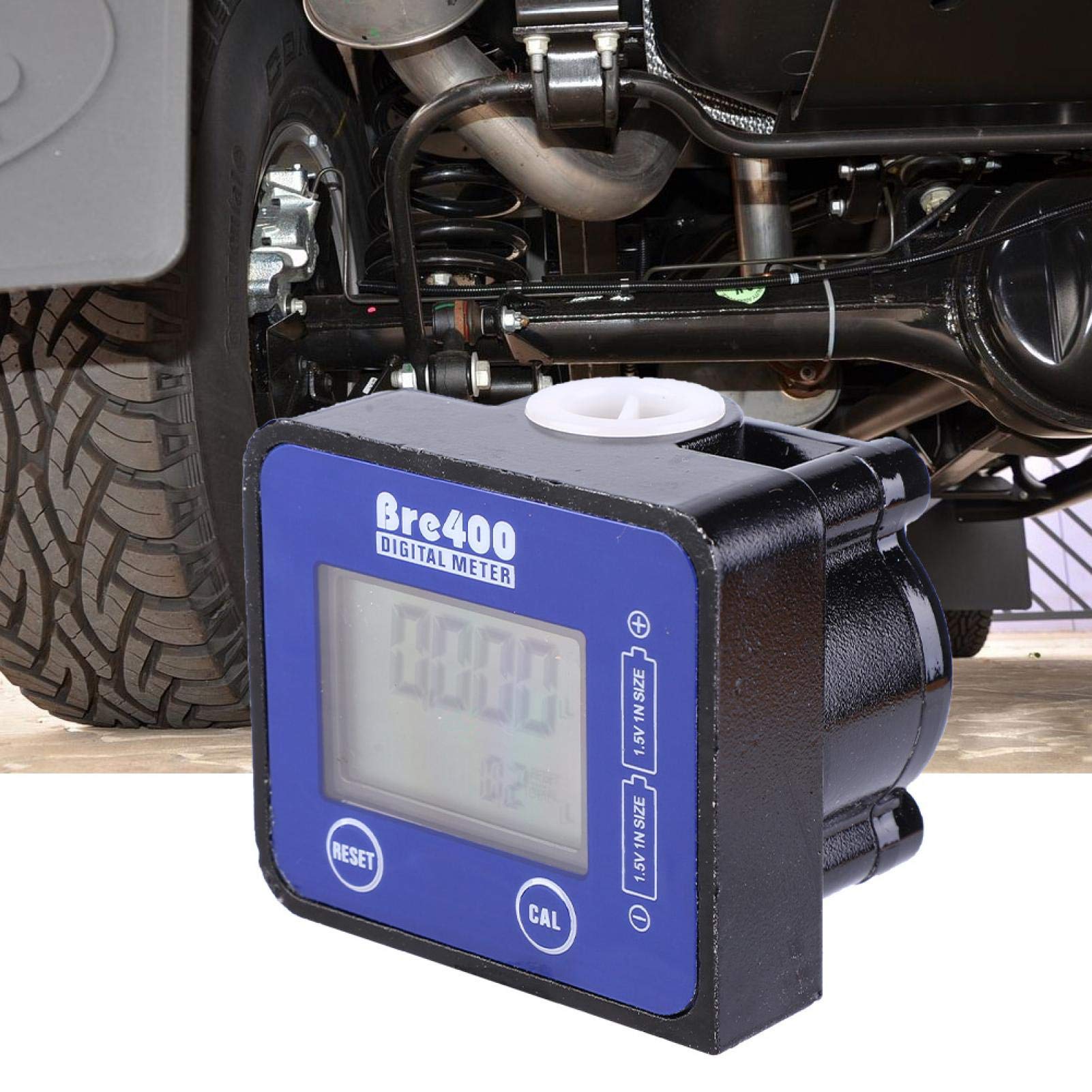 Compteur de débit numérique en alliage d'aluminium de haute précision 1/2 "affichage numérique à cristaux liquides avec NPT pour mesurer l'essence de kérosène