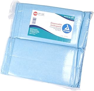 Dynarex #1340 Underpads, 17X24 in. Tissue Fill, 300 Ct (3/100S) by Dynarex