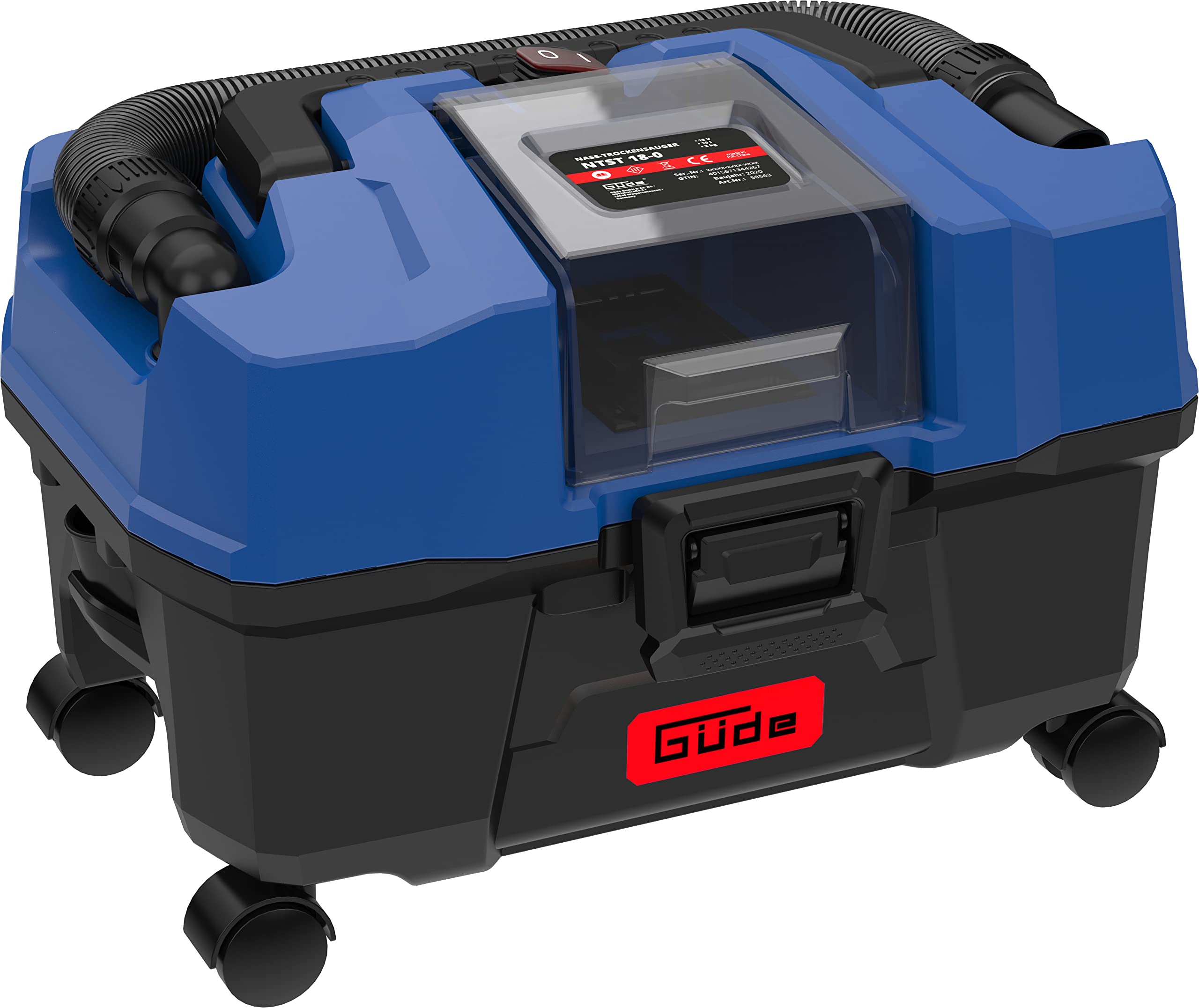Güde NTST 18-201-05 58562, Aspiratore a Secco, Blu/Nero