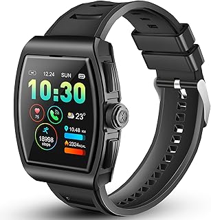 artfone Smart Watch (Answer/Make Calls), 1.54" Fitness Watch with Blood Oxygen Heart Rate Sleep Stress Monitor, Calculator, Step Counter Watch, Smartwatch for iOS Android