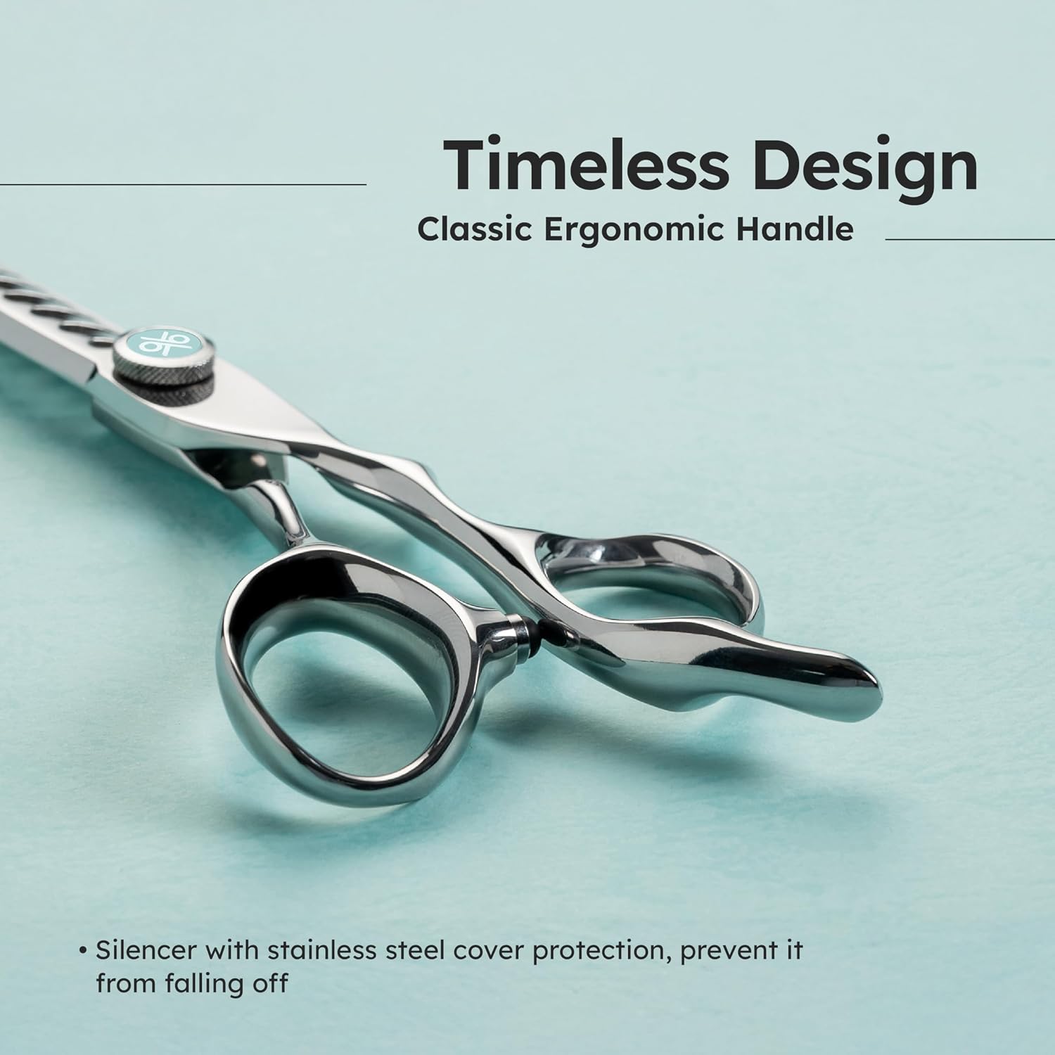 K9 6" Professional Thinning Shears for Hair Cutting – Removing Large Sections of Hair Effortlessly, Leaving No Marks, Barber Shears with Premium VG10 Steel, Lightweight, Razor-Sharp, Thinning Rate 50%