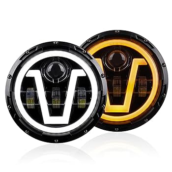 Amazon.co.jp: オートバイのヘッドライト,Duangu 1個12V / 24V